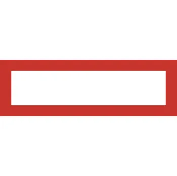 Tarifold Magnetický informační rámeček LEAN A5/A4 - 230 x 75 mm / červená / 10 ks 264329