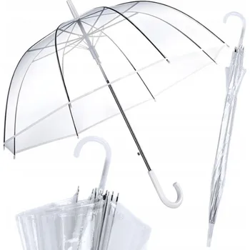 AlloFuu automatický průhledný deštník