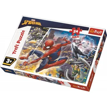 Puzzle Puzzle Trefl 24 dílků Puzzle Maxi Neohrožený Spider-Man 24