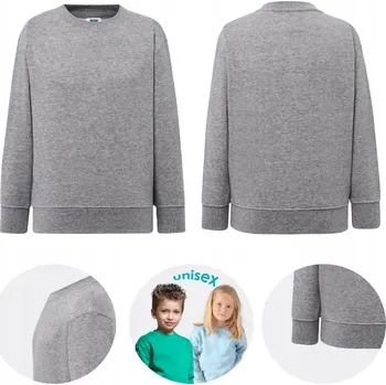 Chlapecká mikina Dětská mikina JHK polyester šedá, velikost 152