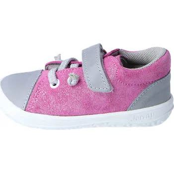Dívčí polobotky Jonap barefoot boty B12MV růžová šedá Velikost: 23