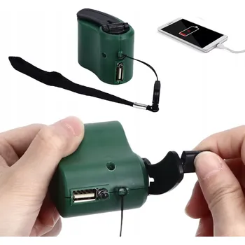 IP kamera NOUZOVÁ USB NABÍJEČKA S RUČNÍ KLIKOU POWER DYNAMO