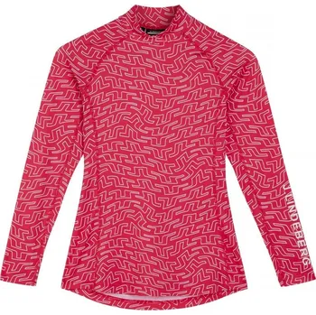 Podprsenka J.Lindeberg Asa Print Soft Compression Top Azalea outline bridge swirl XL