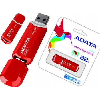 USB flash disk Flash disk ADATA 32GB DashDrive UV150 32 GB USB 3.0 červený