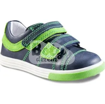 Dívčí polobotky Celoroční kožená obuv Richter 0134-732-7202 modrá Velikost: 20