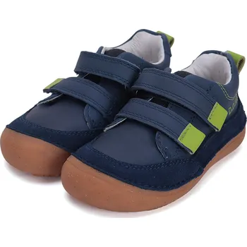 Dívčí polobotky DDstep Kožené barefoot boty D.D.step S063-51483 Royal Blue Velikost: 33