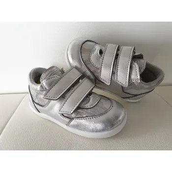 Dívčí polobotky Jonap kožené boty 051MV light stříbrná Velikost: 18