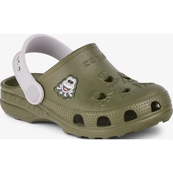 Chlapecké sandály Sandálky Coqui Little Frog Army Green/Khaki Grey Velikost: 25/26