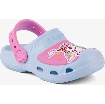 Dívčí sandály Sandálky Coqui MAXI Candy Blue/Dk. Pink Unicorn Velikost: 29/30