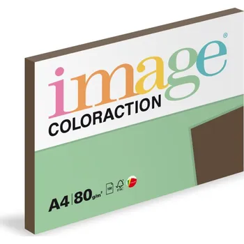 Papír pro tiskárny Xerografický papír BAREVNÝ - hnědá / 100 listů