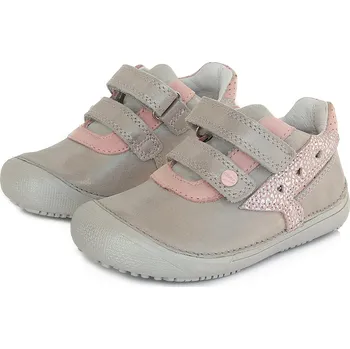 Dívčí polobotky DDstep Kožené barefoot boty D.D.step S063-432A Grey Velikost: 29