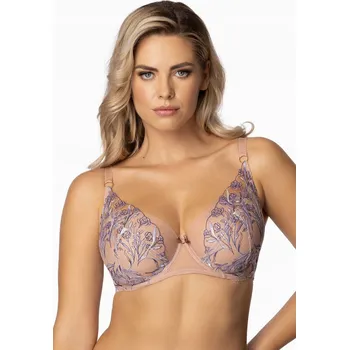 Podprsenka Gaia 1306 Odelia Podprsenka s měkkými košíčky béžovo-modrá 65G