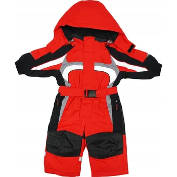 Kojenecká kombinéza Zimní TERMO kombinéza 1dílná červená vel. 80