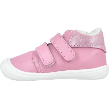 Capáčky Jonap zimní kožené capáčky KID světle růžová MERINO Velikost: 20