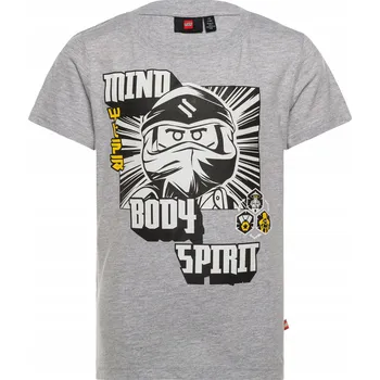 Chlapecké tričko Lego Wear dětské tričko šedé bavlna velikost 116