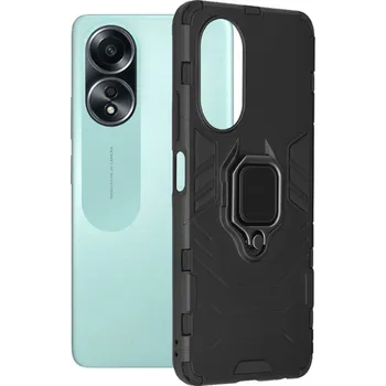 Pouzdro na mobilní telefon Techsuit Silikonový kryt Oppo A58 4G Černý