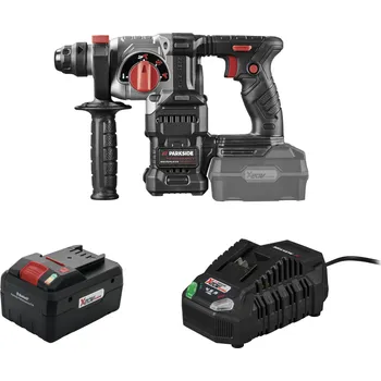 Pneumatické kladivo PARKSIDE PERFORMANCE® Aku kombinované kladivo PKHAP 20-Li A1, Smart 8 Ah
