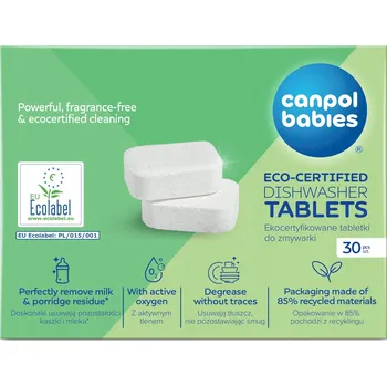 Přípravek do myčky Canpol babies Ekologicky certifikované tablety do myčky 30 ks
