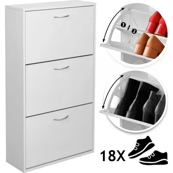 Botník Botník KOKISKA 59 x 105 x 22 cm bílý