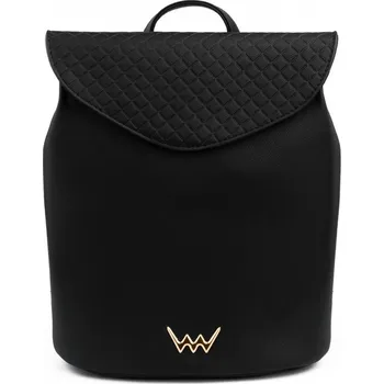 Módní doplněk Dámský moderní batoh černý - Vuch Samos černá