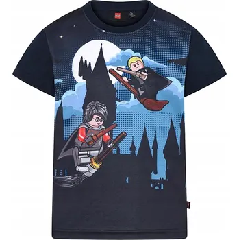Lego Wear dětské tričko modré bavlna velikost 104