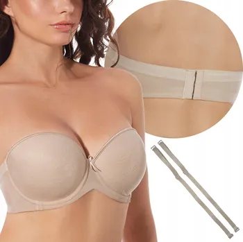 Podprsenka Selene podprsenka bardotka, balkonetka béžová, velikost 90D