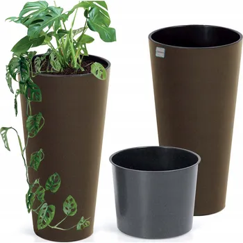 Květináč Květináč plast béžový Prosperplast 30 cm x 30 x 57,2 cm