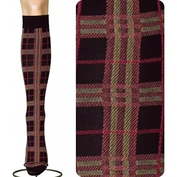 Dámské oblečení PODKOLENKY CALZAMIA VZOROVANÉ MIKROVLÁKNO UNIVERZÁLNÍ VELIKOST