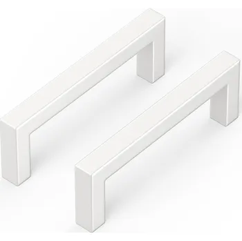 Nábytkové kování LONTAN sada 10 černých nábytkových úchytů nerezová ocel vzdálenost montážních otvorů 96 mm