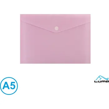 Luma Spisové desky s drukem LUMA - A5 / pastelová růžová 245629