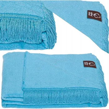 Prostěradlo Deka Cotton Cloud bavlna 150 cm x 200 cm modrá