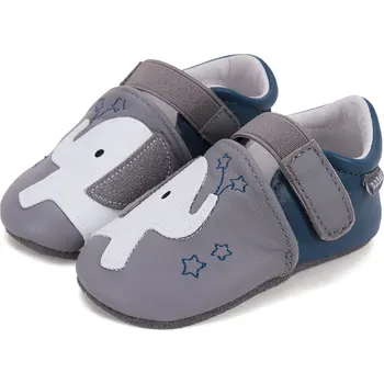 Capáčky DDstep Kožené capáčky D.D.step K1596-51279 Dark Grey Velikost: L