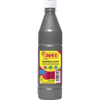 Speciální výtvarná barva Jovi Tekuté temperové barvy JOVI PREMIUM v lahvi - 500 ml / stříbrná 31442