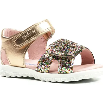 Chlapecké sandály Kožené sandálky Richter 2400-1171-3001 zlatá Velikost: 21
