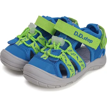 Dětská móda DDstep Sportovní sandálky D.D.step G065-51748A Calypso Sky Velikost: 21