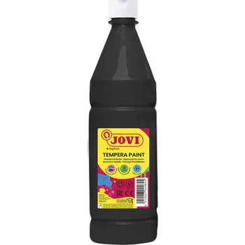 Speciální výtvarná barva Jovi Tekuté temperové barvy JOVI PREMIUM v lahvi - 1000 ml / černá 31415