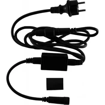 DECOLED Easy Fix zdrojový kabel a zdroj AC/DC černý IP67