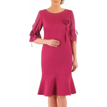 Dámské šaty Klasické midi koktejlové šaty Carla Moreno velikost 44