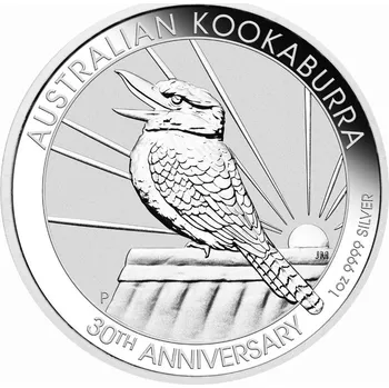 Stříbrná mince 1 Oz Kookaburra 2020 - 30th Anniversary