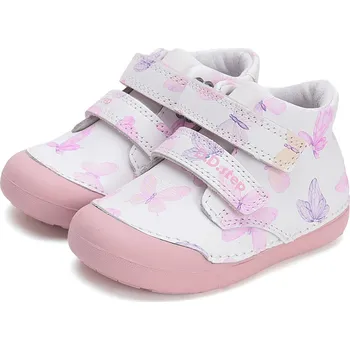 Dívčí polobotky DDstep Kožené boty D.D.step S066-51151 White Velikost: 22