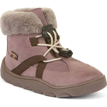 Dětská treková obuv Zimní Froddo barefoot boty Zeru Tex Cosy Dark Pink G3110258-4 Velikost: 24
