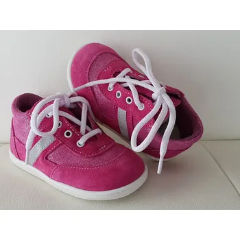 Dívčí polobotky Jonap kožené boty 051S light růžová třpyt Velikost: 24