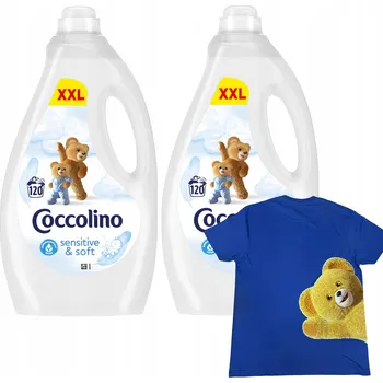 Aviváž Sada Coccolino Tekutá aviváž Sensitive & Soft 2x3l 240 praní