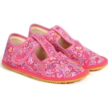 Chlapecké bačkory Barefoot bačkory HP Čechtín ČECHFOOT růžová Velikost: 24