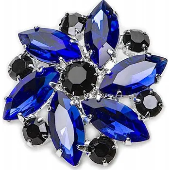 Brož Brož Černá Jablonex Dárek Jet Kiara Vintage Elegantní Módní Bohémské