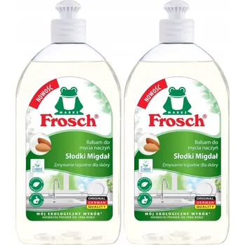 Mycí prostředek Prostředek na Nádobí Frosch Balzám na Mytí Mandlový 1+1 2x500ml