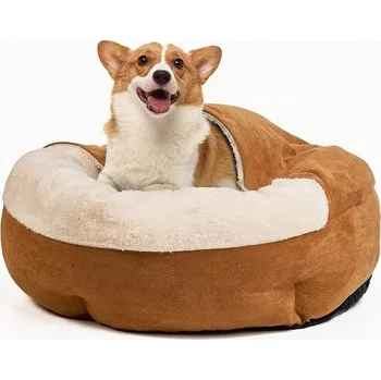 Pelíšek pro psa PROTISKLUZOVÝ PRO PSA KOČKU PELÍŠEK NEBO KOČKU S NADÝCHANÝM POLŠTÁŘ