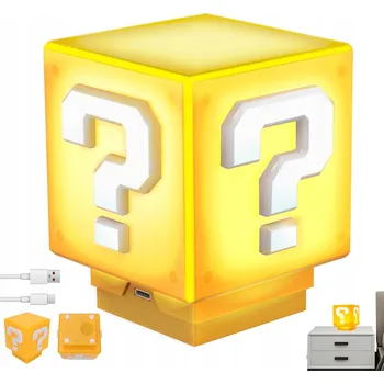 Lampička NOČNÍ ILUZNÍ LAMPA S HERNÍMI ZVUKOVÝMI EFEKTY A BATERIÍ 500 MAH