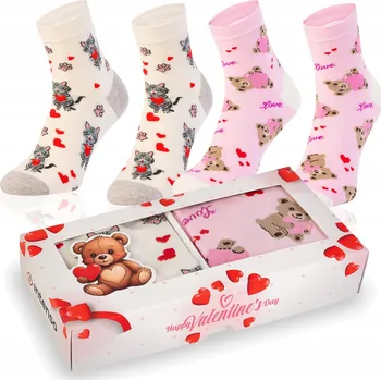 Pánské ponožky Ponožky Intenso valentýnské, velikost 38-40