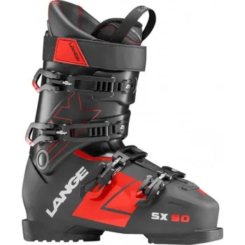 Sjezdové lyžování Lange SX 90 black-red lyžařské boty unisex 290